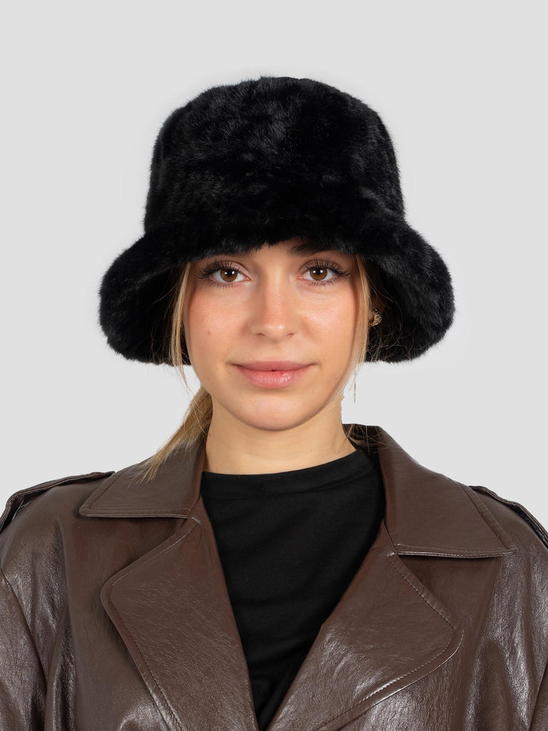 FURRY BUCKET CAP016 BLACK GROOVE 