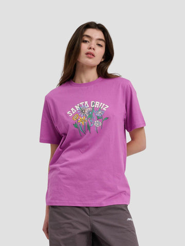 FIELD STRIP T-SHIRT WTE2860 HYPER VIOLET SANTA CRUZ 
