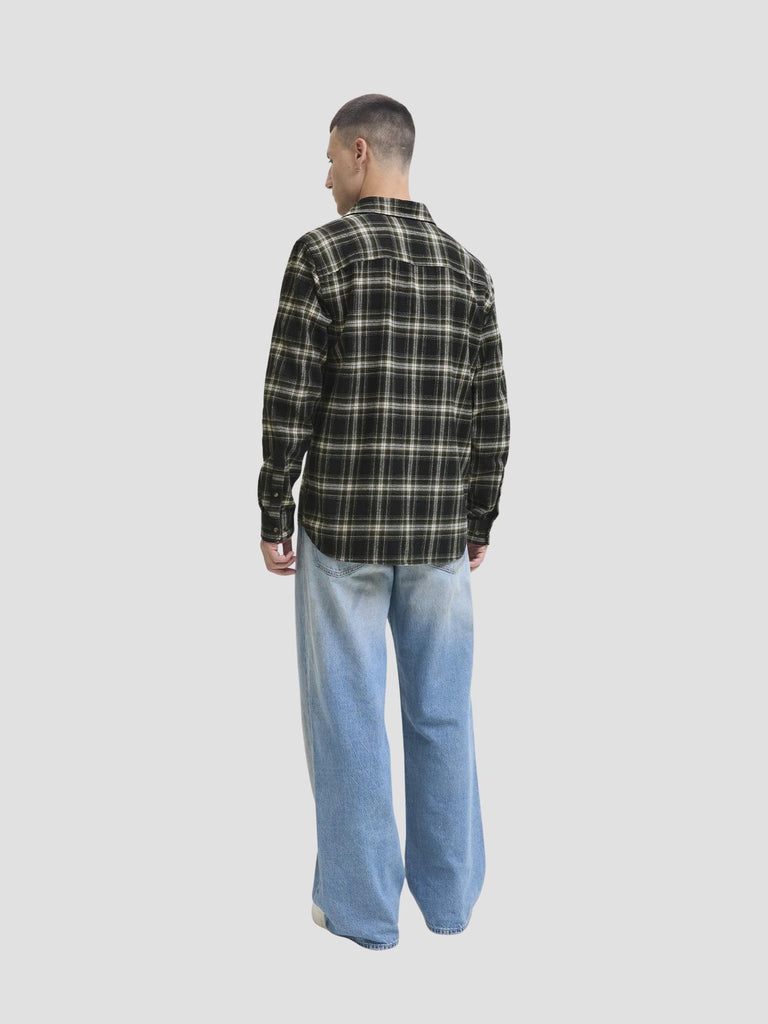 JJJOSHUA CHECK SHIRT LS 12279546 BLACK JACK&JONES 
