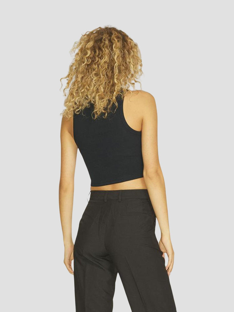 JXFALLON STR SL RIB TOP JRS NOOS 12200401 BLACK JJXX 