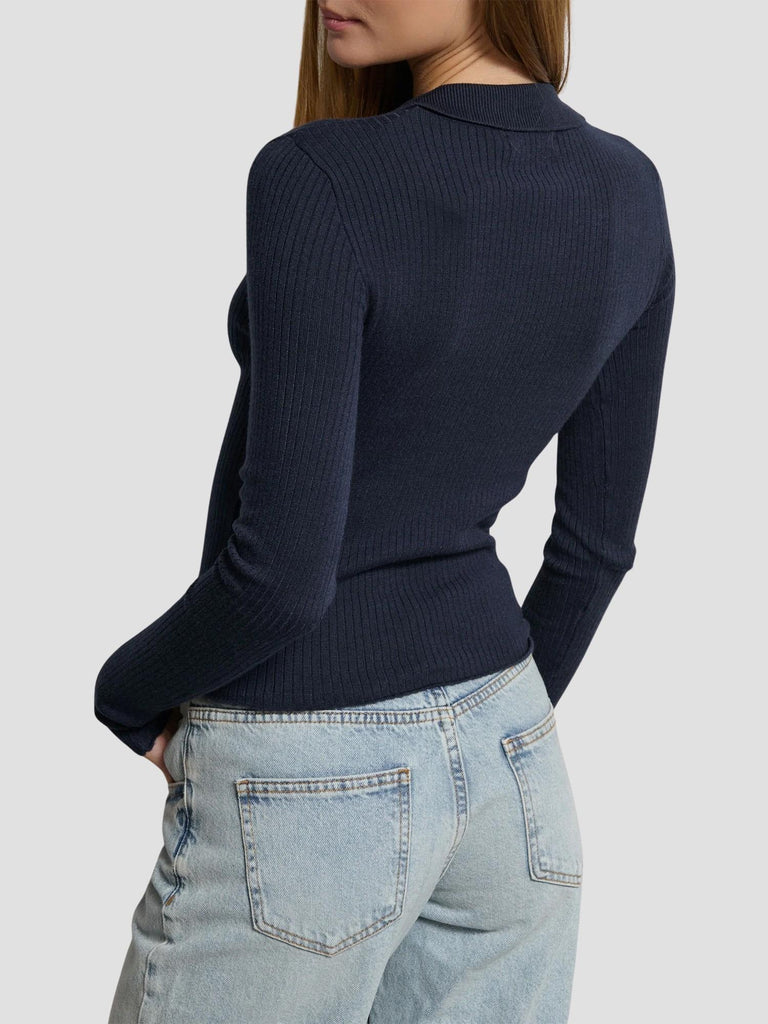 CARDIGAN CON ZIP PRINCY-TU252 DK NAVY SUITE BENEDICT 