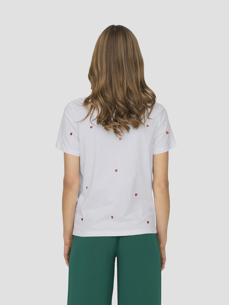 ONLKETTY LIFE S/S O-NECK TOP JRS NOOS 15288473 HEART ONLY 
