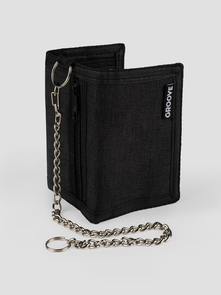 BASIC WALLET CHAIN GRO7021 BLACK GROOVE 