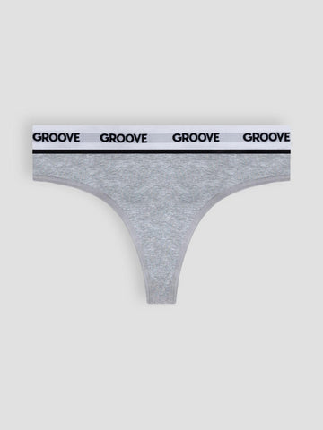 BASIC THONG UND005W GREY GROOVE 