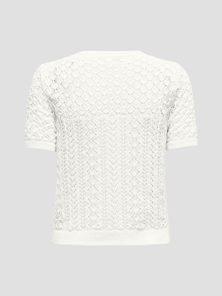 ONLSAGA LIFE SS O-NECK CC KNT 15339662 CLOUD DANCER ONLY 