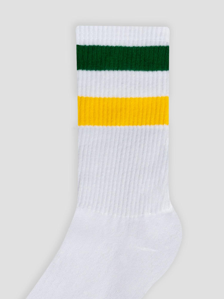 CREW SOCKS GRO1015 WHI GRE OCR GROOVE 