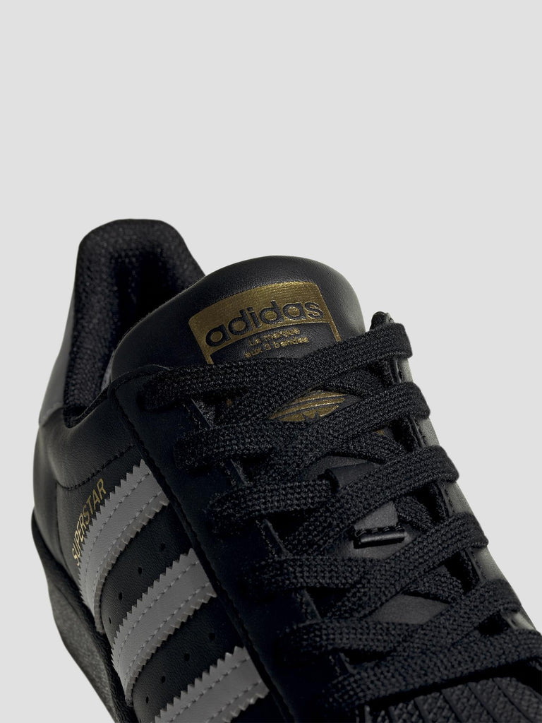 SUPERSTAR J EF5398 BLACK WHITE ADIDAS 