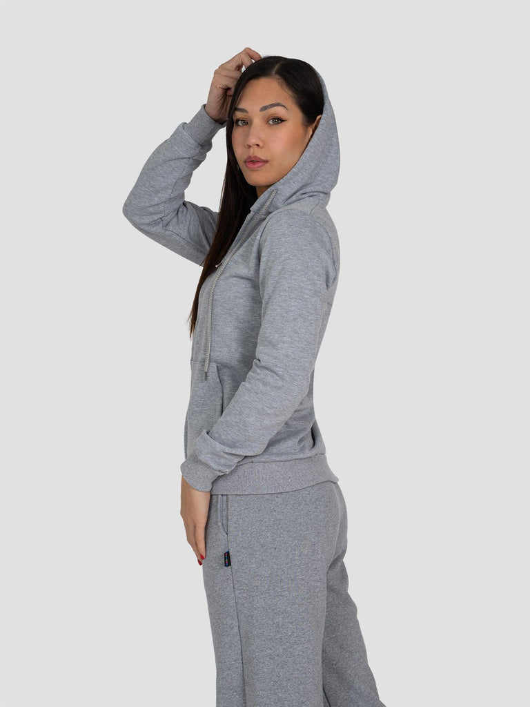 ZIP CAPPUCCIO PESO MEDIO BARL308W GRIGIO CHIARO GROOVE 