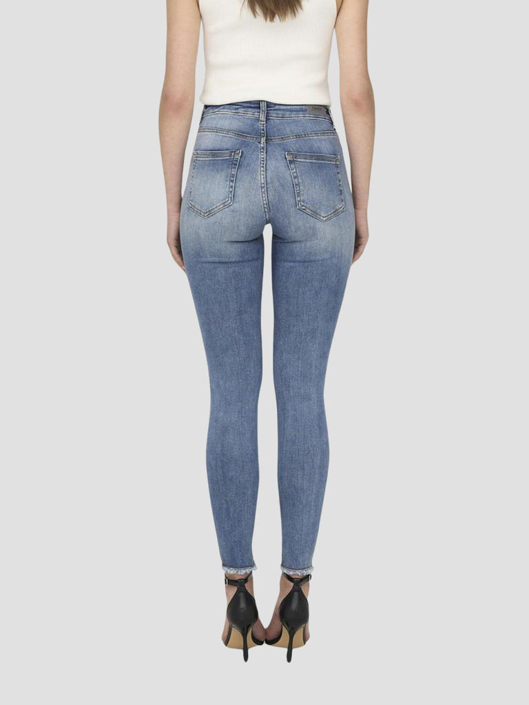 BLUSH MID SK ANK RAW JEANS REA333 NOOS 15151895 32 ONLY 