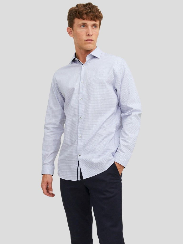 JPRBLAPARKER DETAIL SHIRT L/S NOOS 12238034 WHITE JACK&JONES 