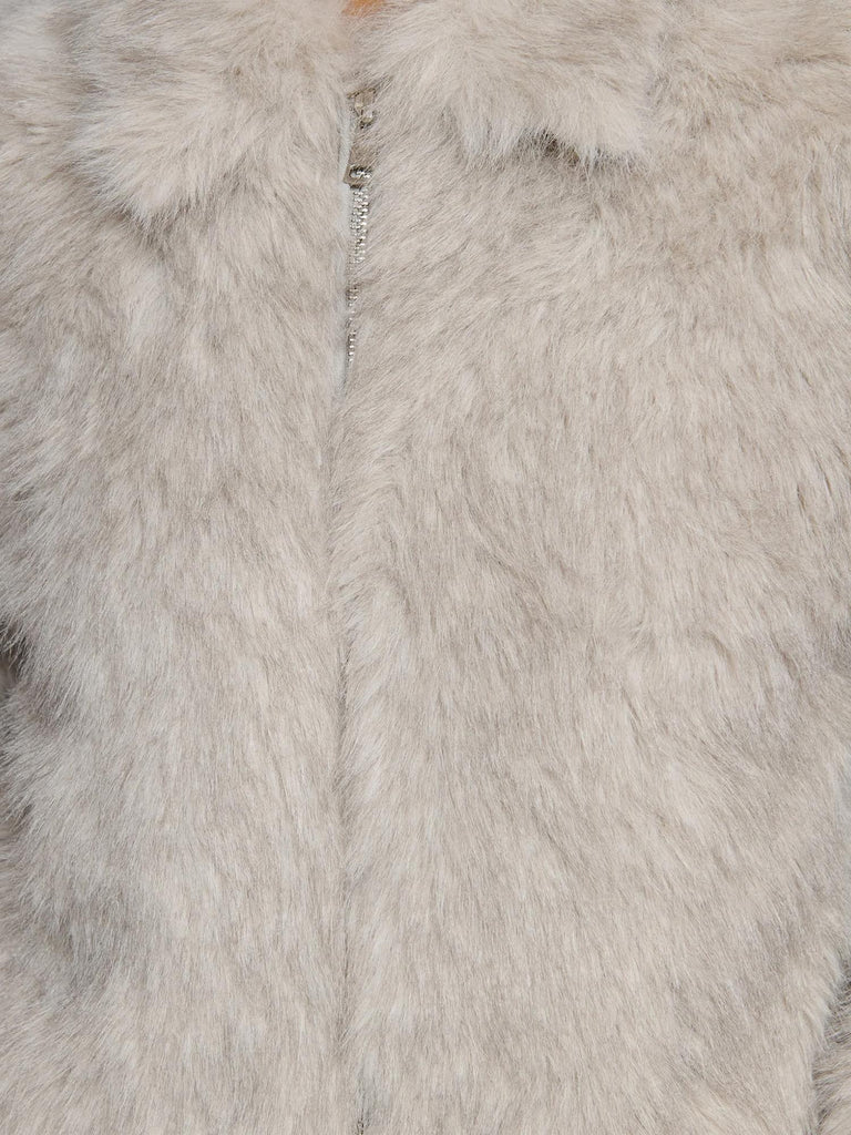 GIACCA EFFETTO PELLICCIA OPPIUM252 GREY SUITE BENEDICT 