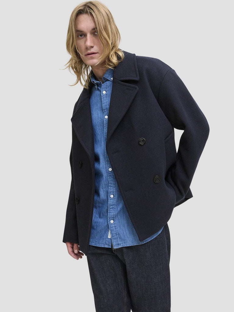 JPRBLUASHER WOOL BLEND PEACOAT 12282058 DARK NAVY JACK&JONES 