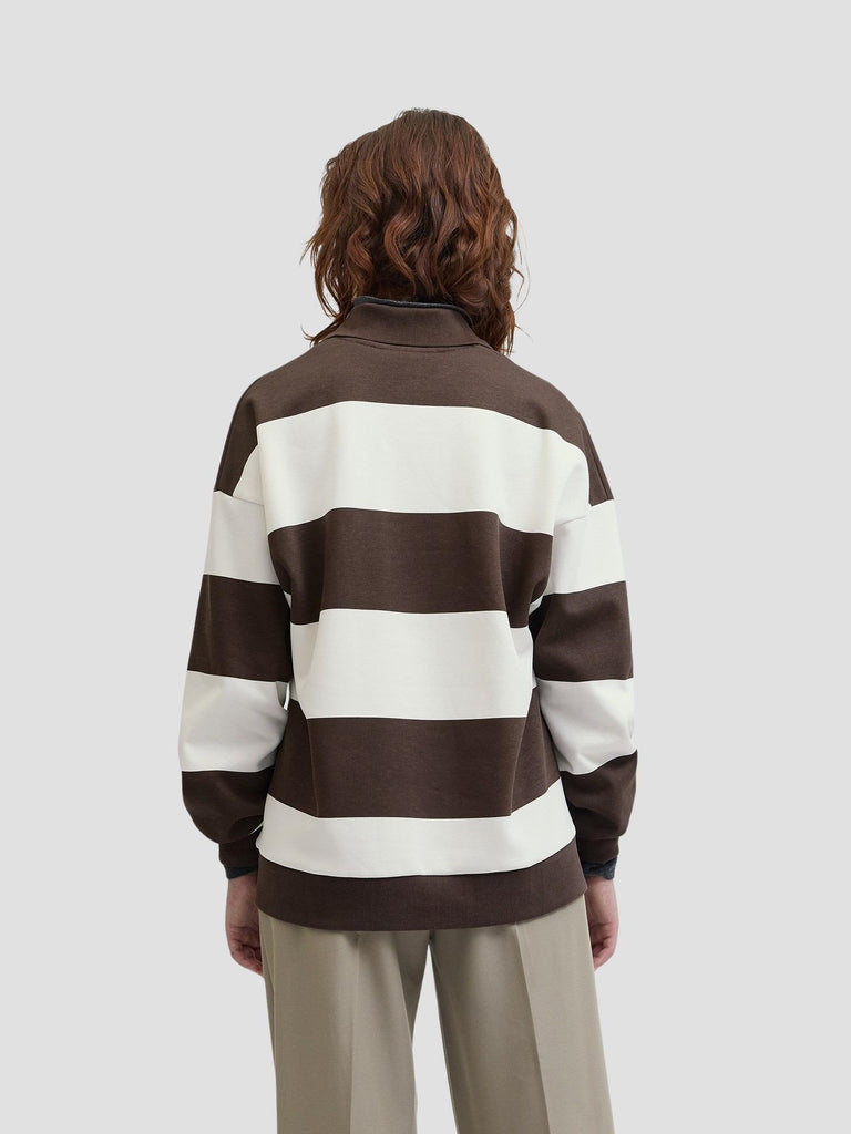 JXPALOMA LOOSE LS STRIPE POLO SWT 12286266 BRACKEN JJXX 