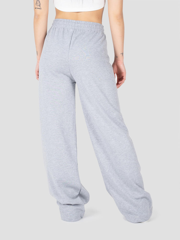 GROOVE PANTALONE TUTA NEW OVER MAXI PANT PESO MEDIO BARL424W GRIGIO MELANGE GROOVE 