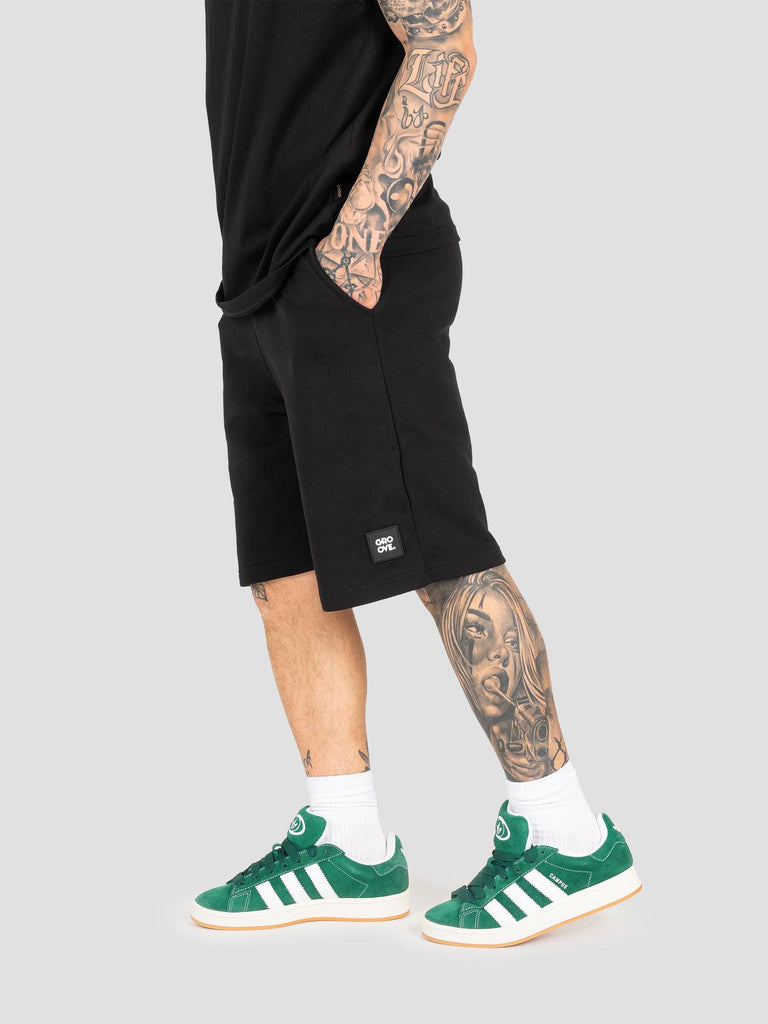 GROOVE BERMUDA FELPA PATCH BARL207 NERO GROOVE 