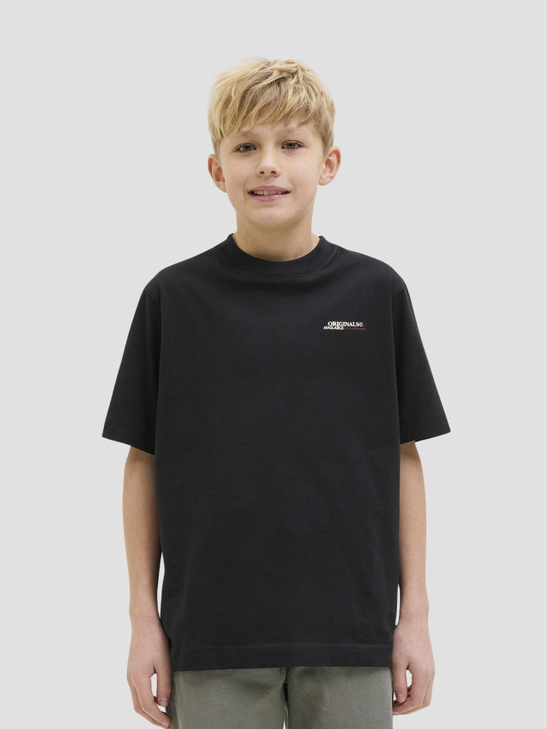 JORISLINGTON TYPE TEE SS CREW N. SN JNR 12274923 BLACK JACK&JONES 