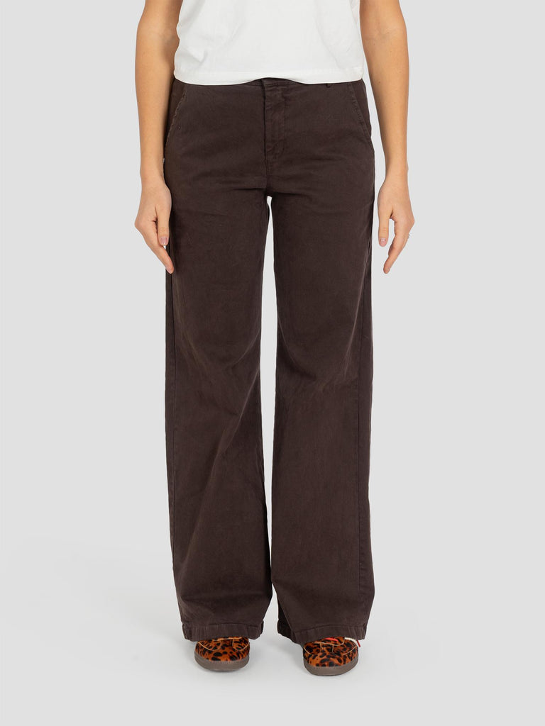 PALAZZO GABARDINA 6789GA MARRONE GROOVE 