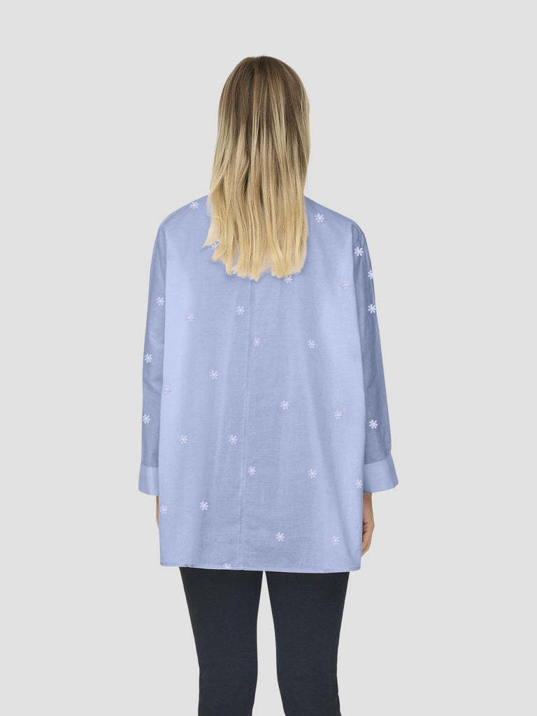 ONLNEW LINA GRACE LS EMB SHIRT NOOS WVN 15283743 WHITE FLOWERS ONLY 