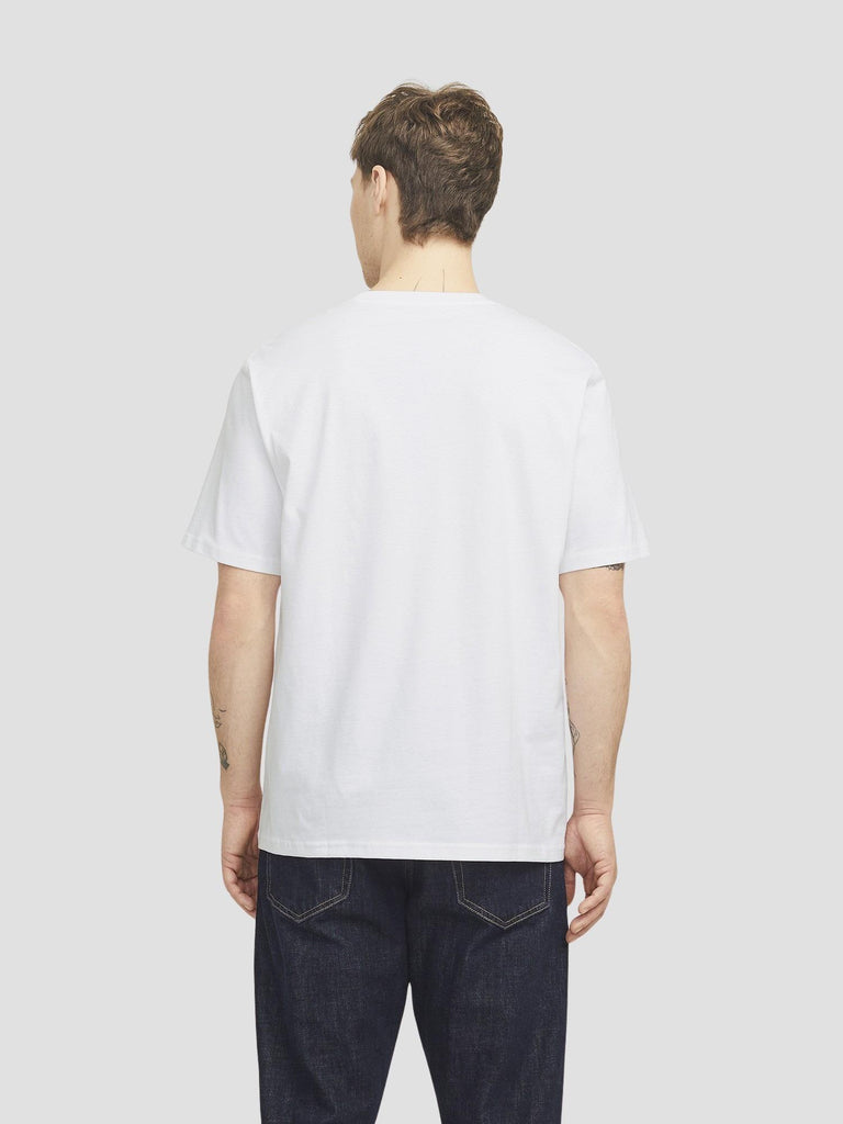JORBOSTON GRAPHIC TEE SS CREW NECK 12273400 BRIGHT WHITE JACK&JONES 