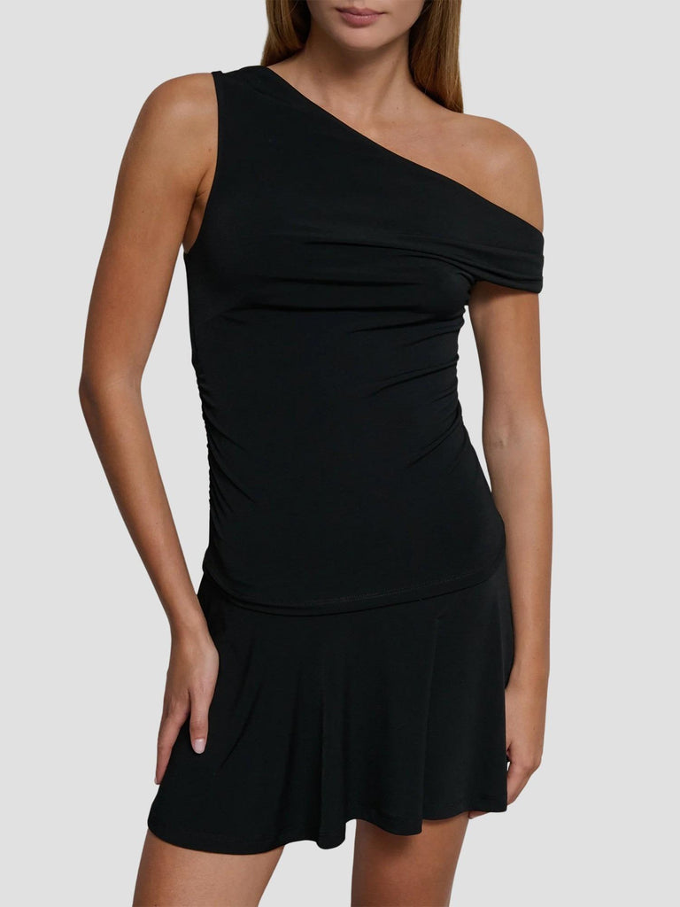 ABITO CON GONNA SVASATA VANISIO NERO SUITE BENEDICT 