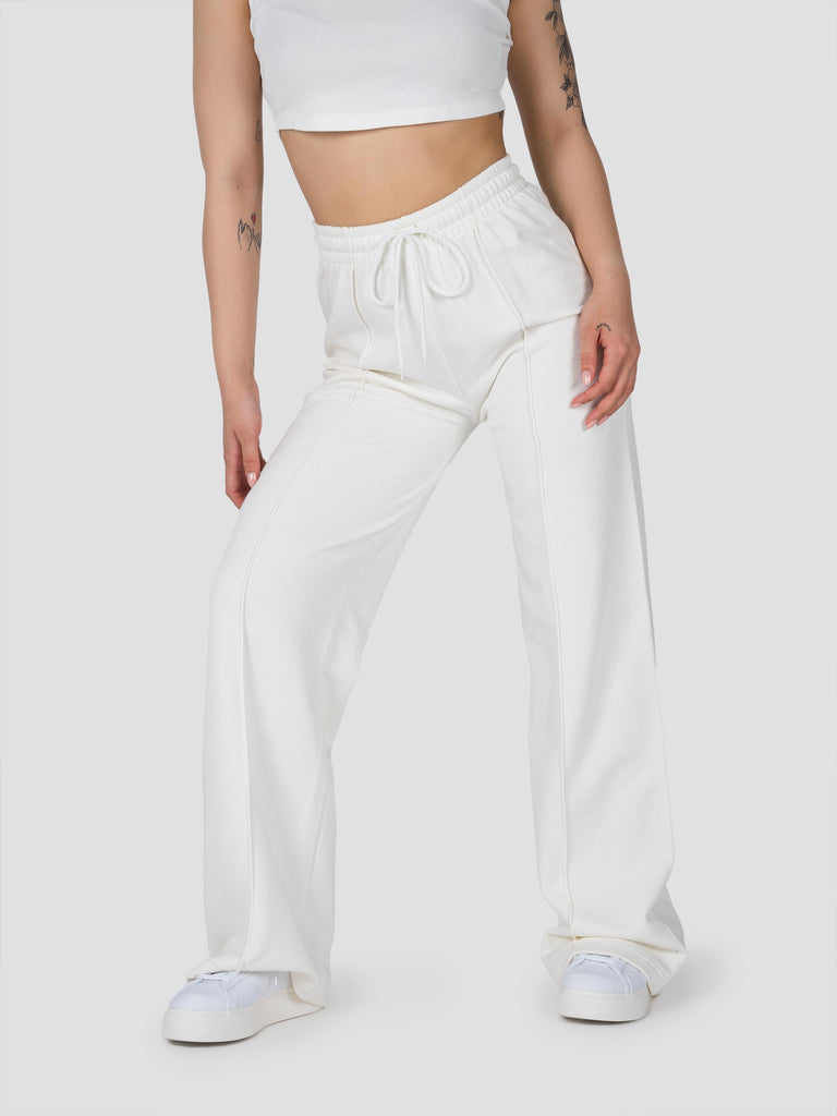 GROOVE PANTALONE TUTA NEW OVER MAXI PANT PESO MEDIO BARL424W PANNA GROOVE 