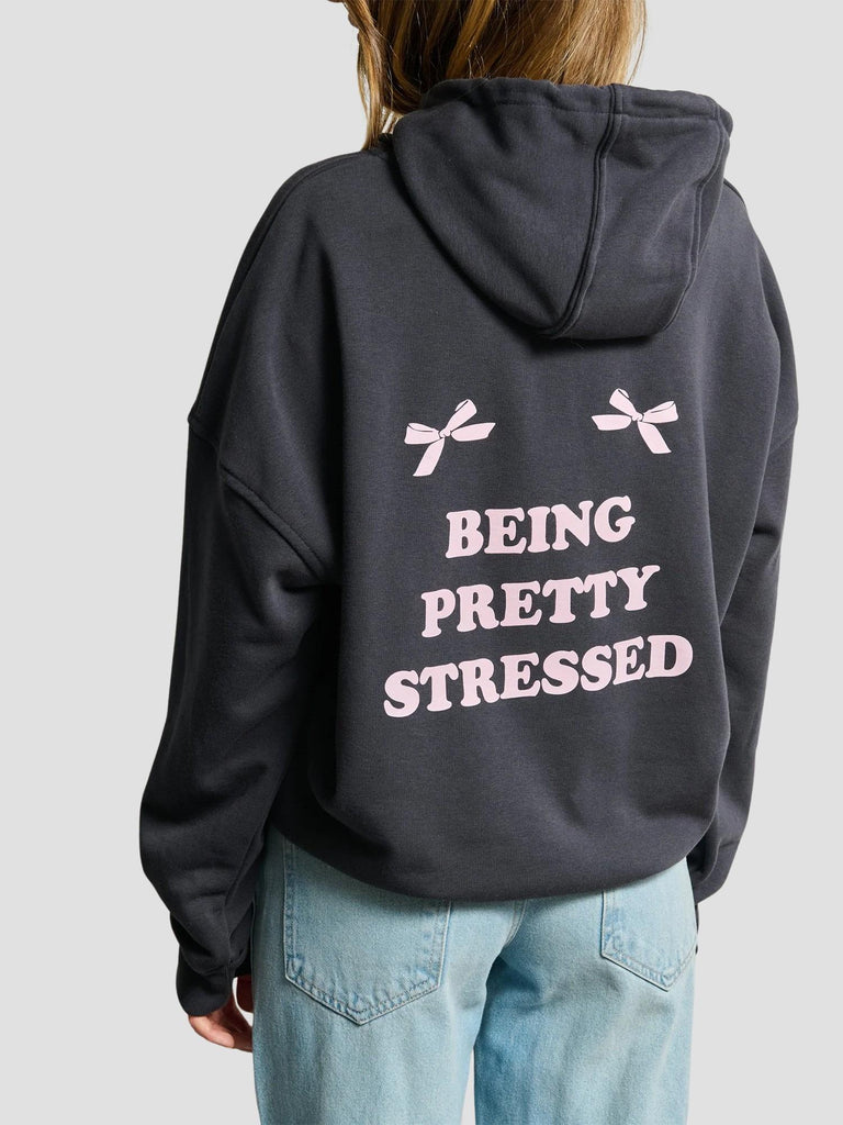 FELPA OVERSIZE STAMPA KEIRA-STRESSED MIDNIGHT SUITE BENEDICT 