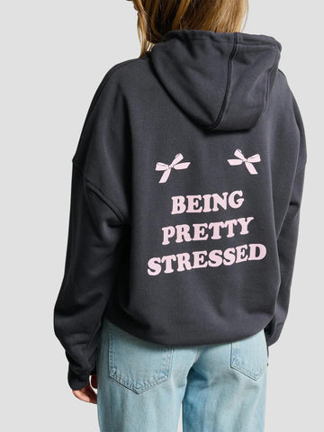 FELPA OVERSIZE STAMPA KEIRA-STRESSED MIDNIGHT SUITE BENEDICT 