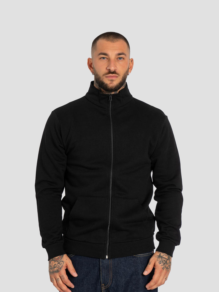 ZIP GIROCOLLO BARL340 NERO GROOVE 