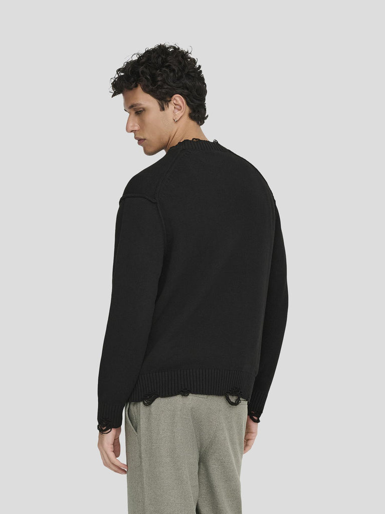 ONSTUNE RLX LS CREW NECK KNIT 22034238 BLACK ONLY&SONS 