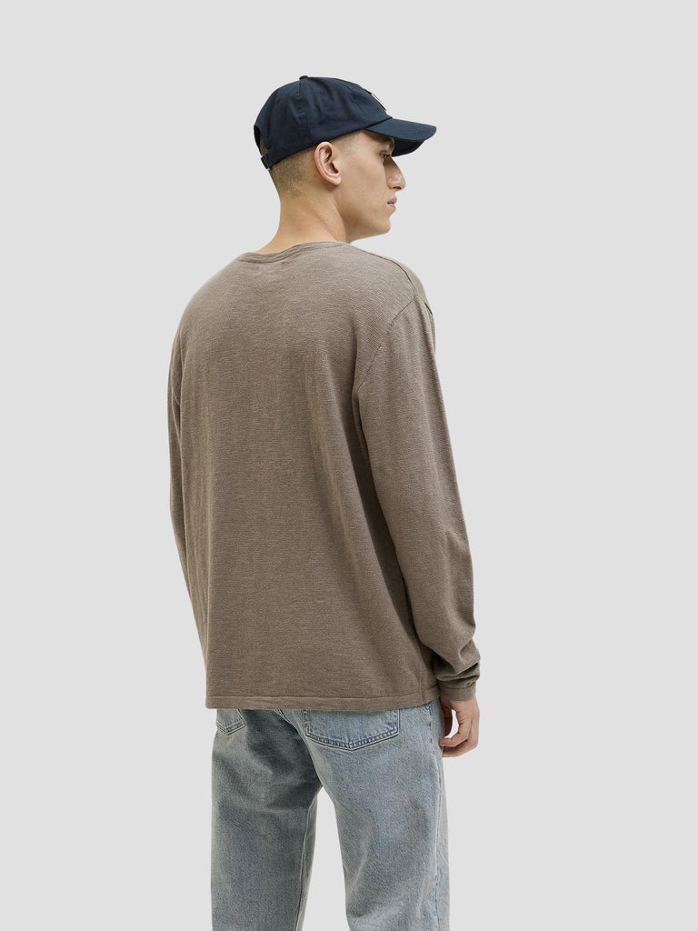 JJESUMMER KNIT CREW NECK SN 12269631 FALCON JACK&JONES 