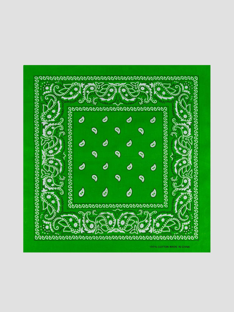 CLASSIC BANDANA BAN01 LIGHT GREEN GROOVE 