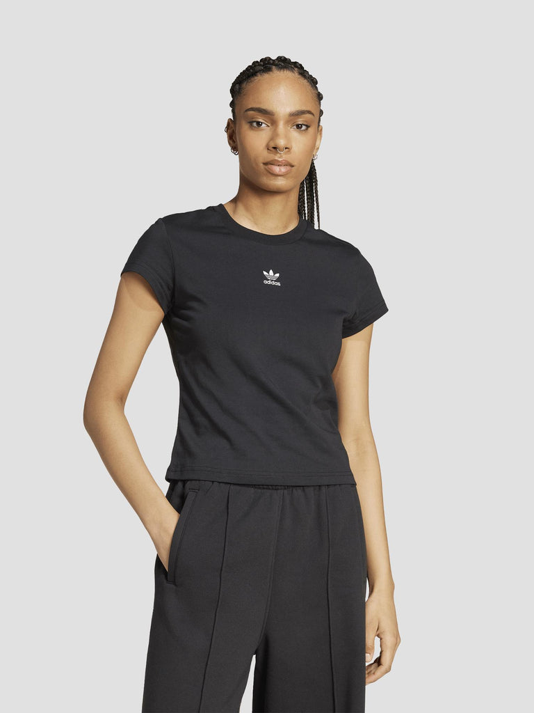 ESS SLIM TEE IW5707 BLACK ADIDAS 