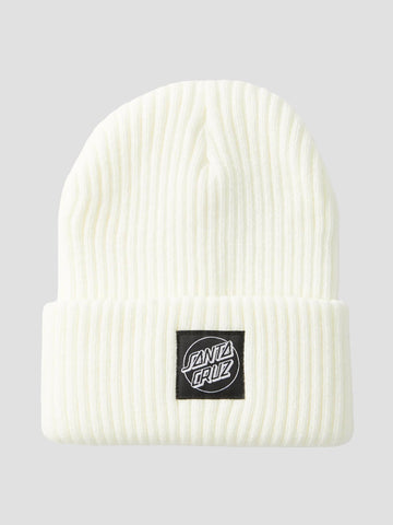 OPUS DOT LABEL BEANIE BNE9546 UNBLEACHED SANTA CRUZ 