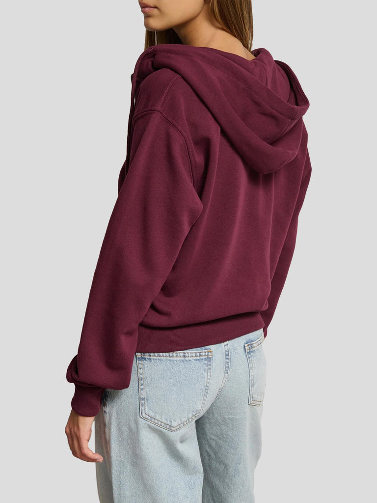 FELPA CON CAPPUCCIO KHLOE BORDEAUX SUITE BENEDICT 