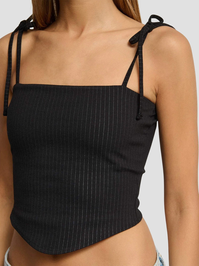 TOP TESSUTO GESSATO GRIP GESS NERO SUITE BENEDICT 