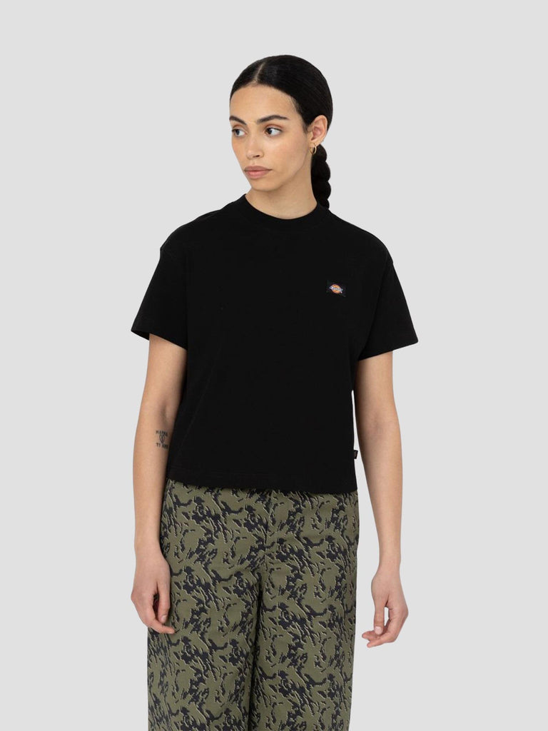 OAKPORT BOXY SS TEE 4Y8L BLK1 DICKIES 