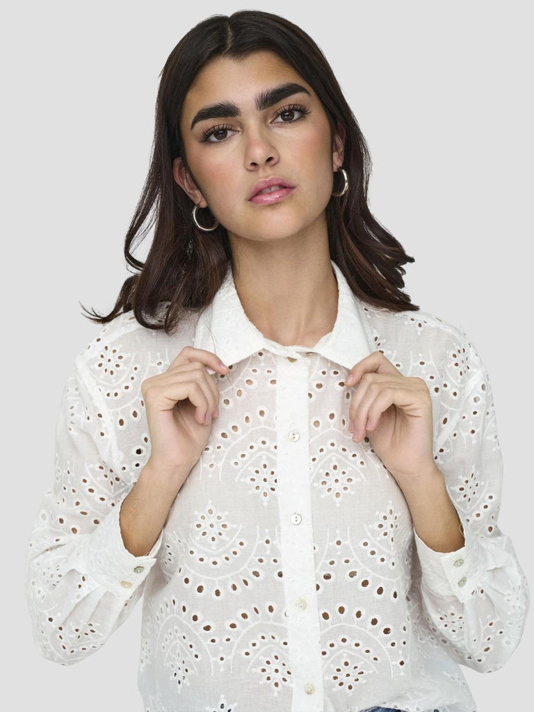 ONLVALAIS L/S SHIRT WVN NOOS 15269568 CLOUD DANCER ONLY 