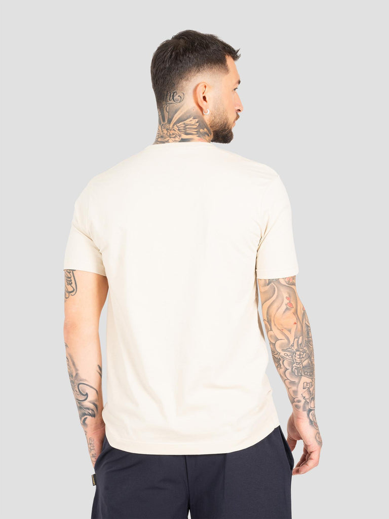 GIROCOLLO BASICO TSHIRT107 SABBIA GROOVE 