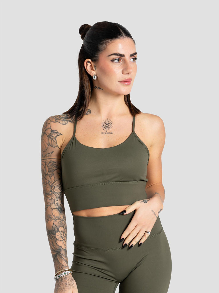 TOP TECNICO IMBOTTITO TU TECHTOP001 VERDE GROOVE 