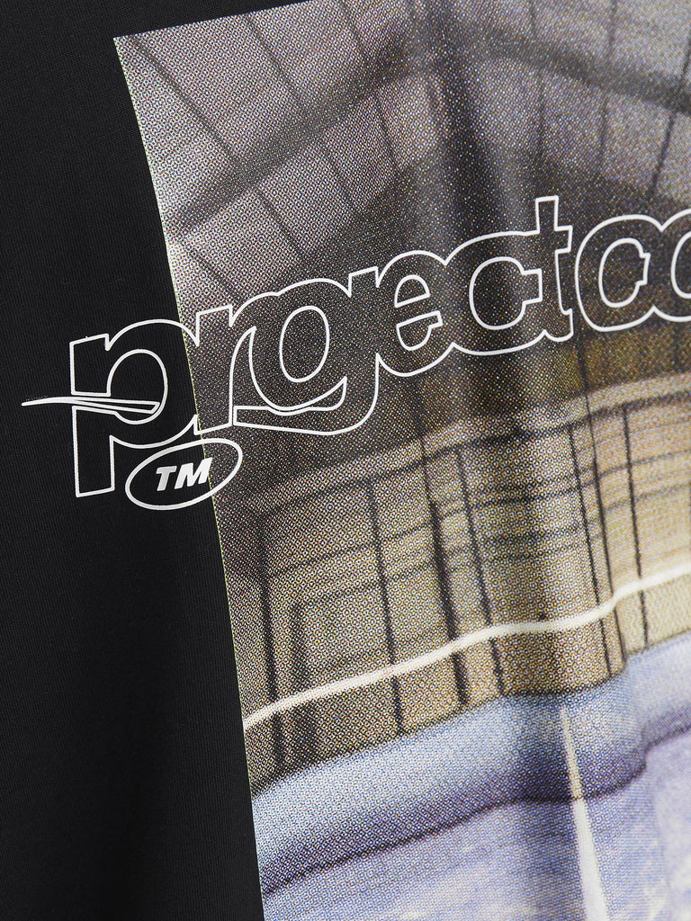 JCOUNION PHOTO PRINT TEE SS CREW NECK 12274258 BLACK JACK&JONES 