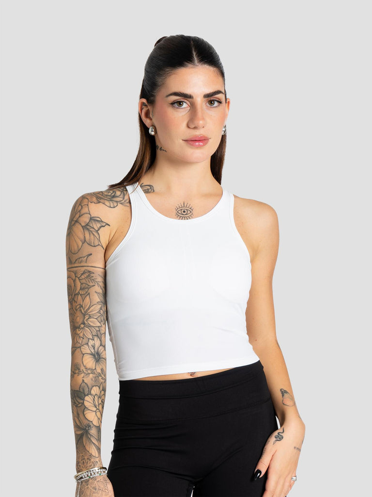 CANOTTA COSTINE IMBOTTITO TECHTOP002 BIANCO GROOVE 