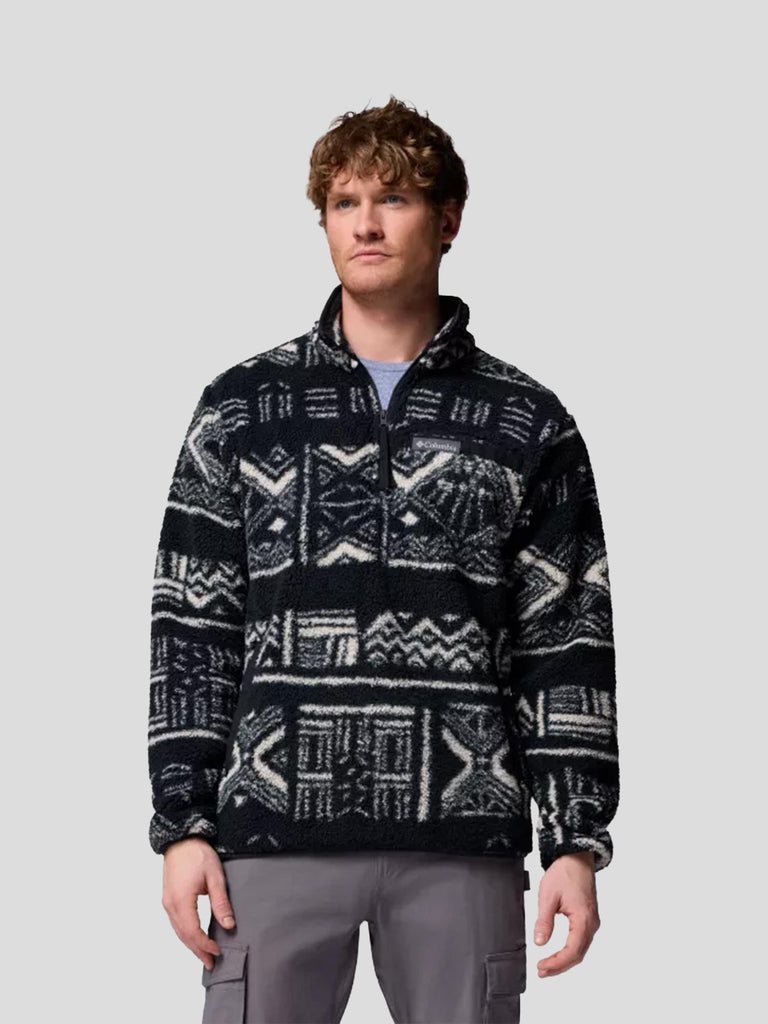 RUGGED RIDGE HIGH PILE HALF ZIP 2135471 010 COLUMBIA 