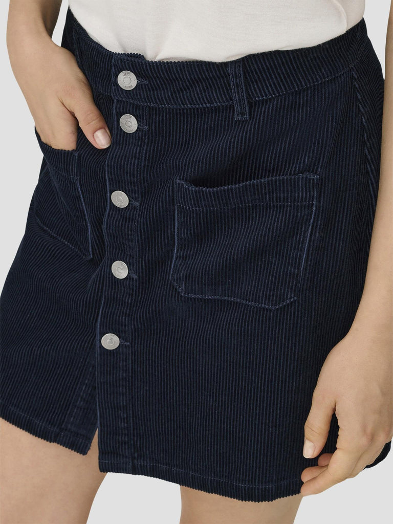 JDYSHIRAZ CORDUROY SKIRT PNT NOOS 15220695 NIGHT SKY JACQUELINE DE YONG 