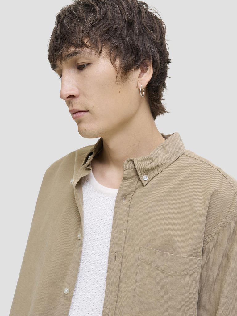 JJECLASSIC CORD SHIRT L/S SN 12278967 CROCKERY JACK&JONES 