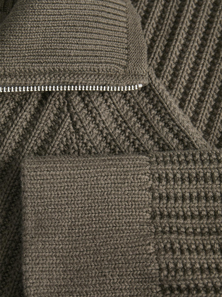 JPRBLUSPENCER KNIT FULL ZIP 12282220 BLACK OLIVE JACK&JONES 