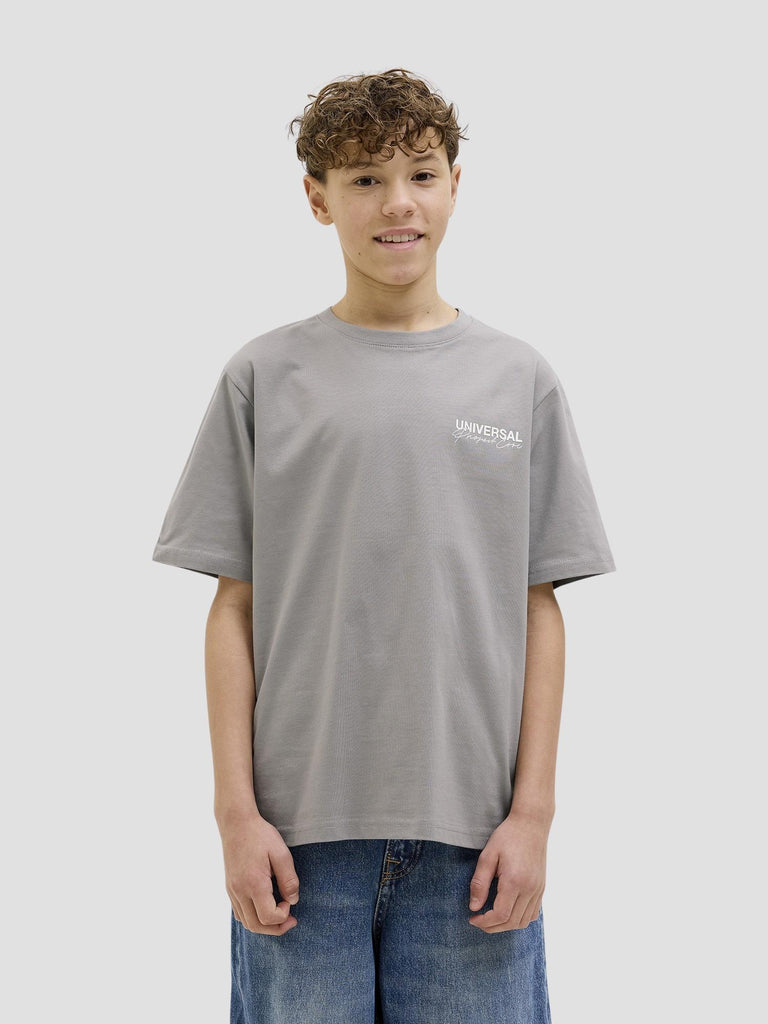 JCODYNAMIC DUST TEE SS CREW NECK JNR 12274677 GRAY FLANNEL JACK&JONES 