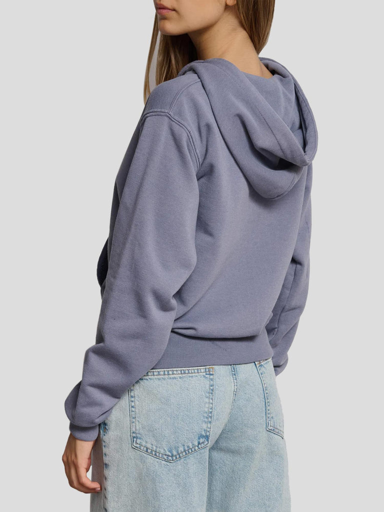 FELPA CON CAPPUCCIO KHLOE INDIGO WASHED SUITE BENEDICT 
