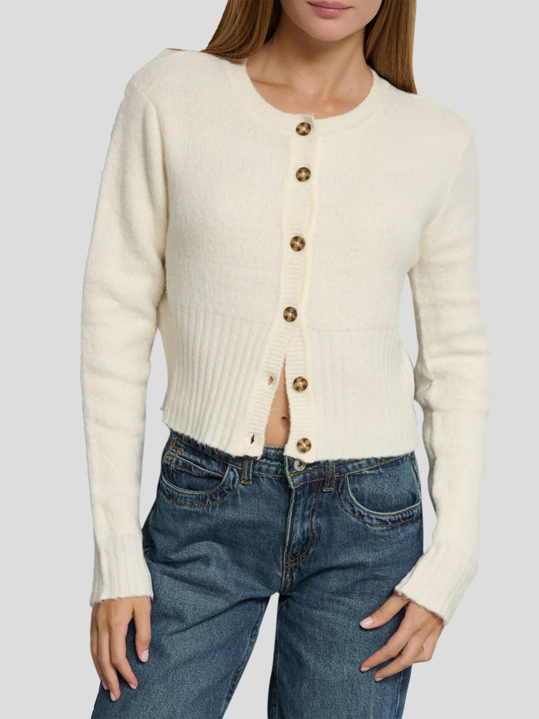 CARDIGAN CON BOTTONI PRAY OFFWHITE SUITE BENEDICT 