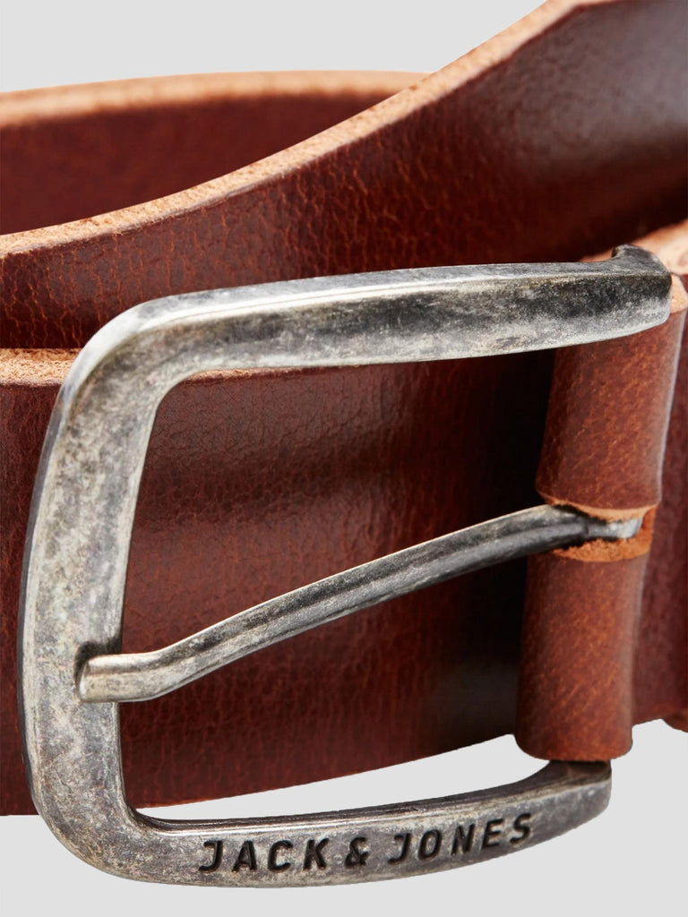 PAUL LEATHER BELT 12111286 BLACK COFFEE JACK&JONES 