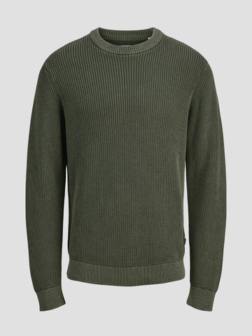 JJTANAKA KNIT CREW NECK 12279299 DUFFEL BAG JACK&JONES 